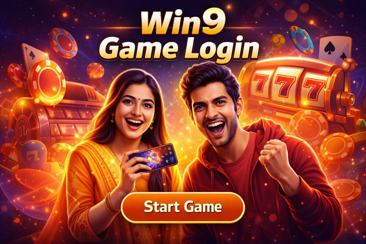 Win9 Game Login homepage banner